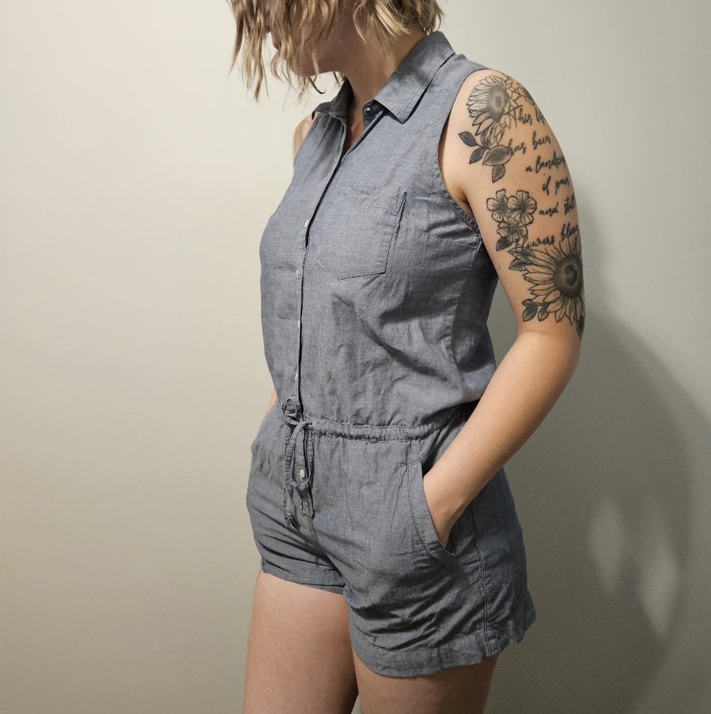 Abercrombie & Fitch Light Blue Romper